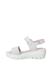 Sandali zeppa Bianco Grunland