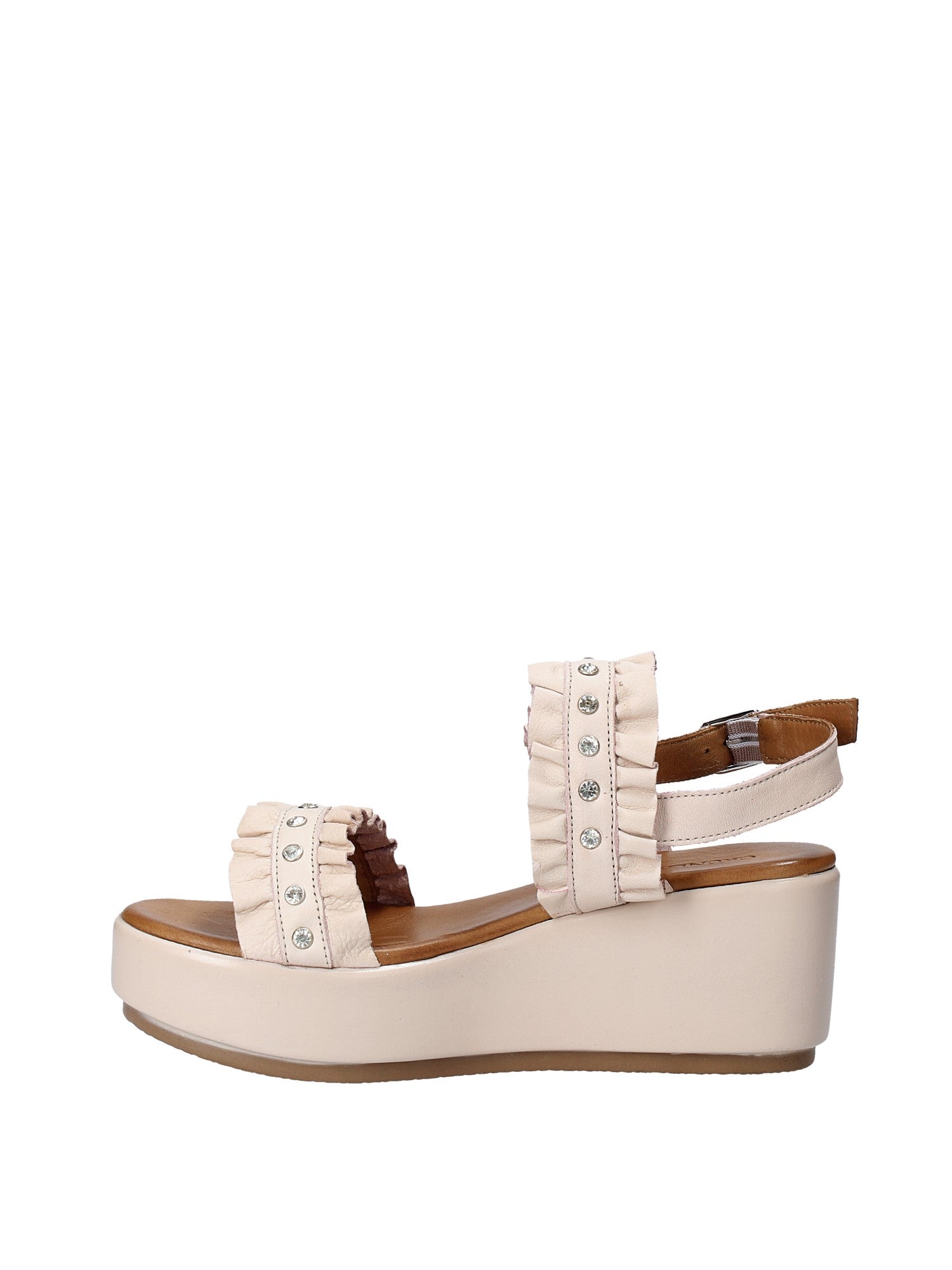 Sandali zeppa Rosa Grunland