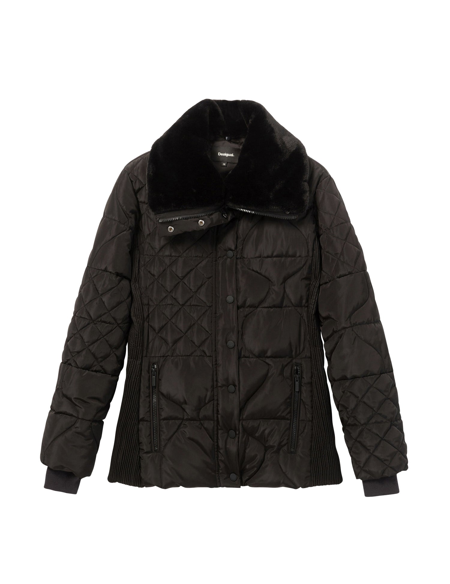 Piumini Nero Desigual