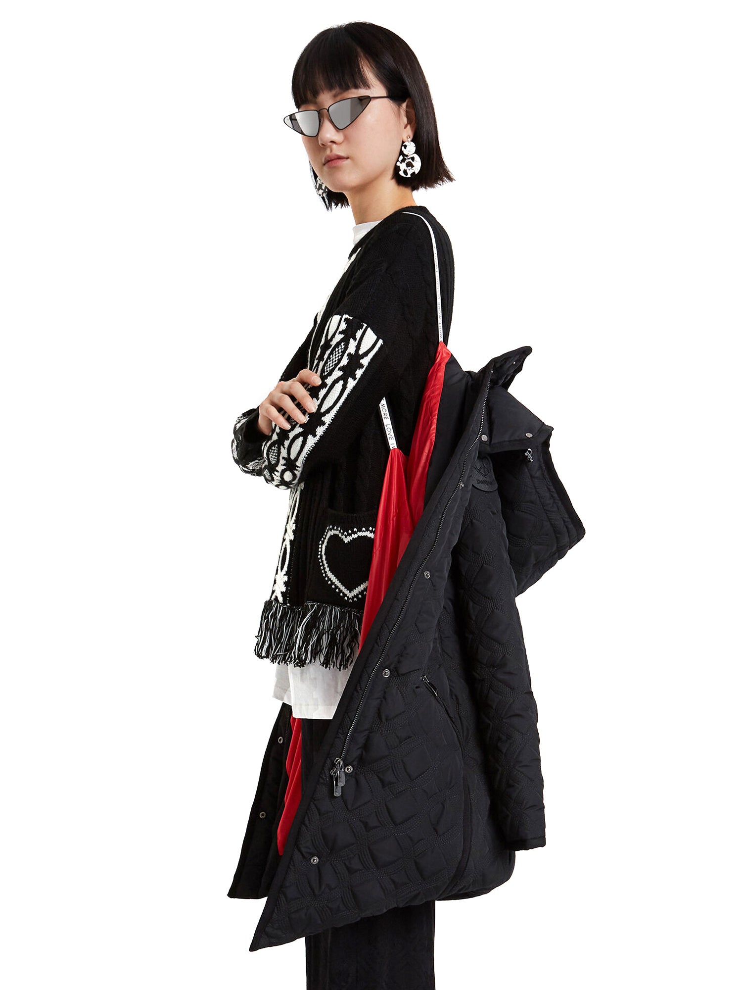 Giacche Nero Desigual