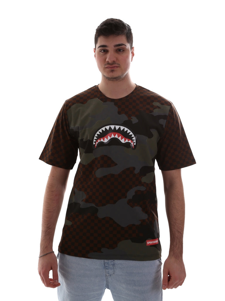 T-shirt Marrone Sprayground