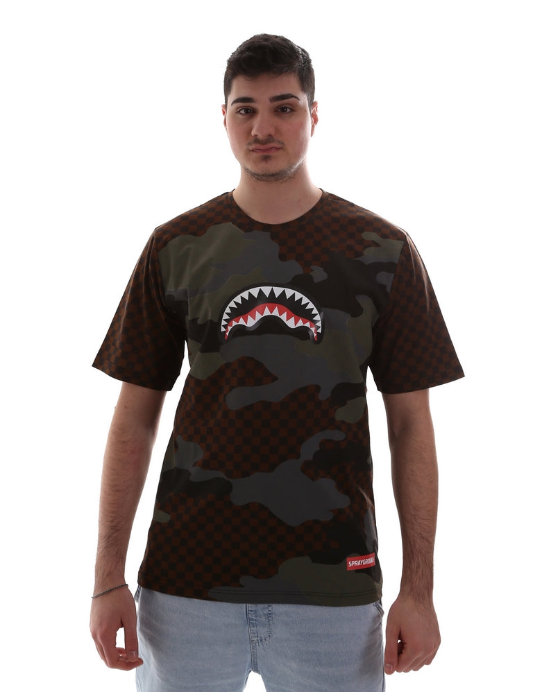 T-shirt Marrone Sprayground