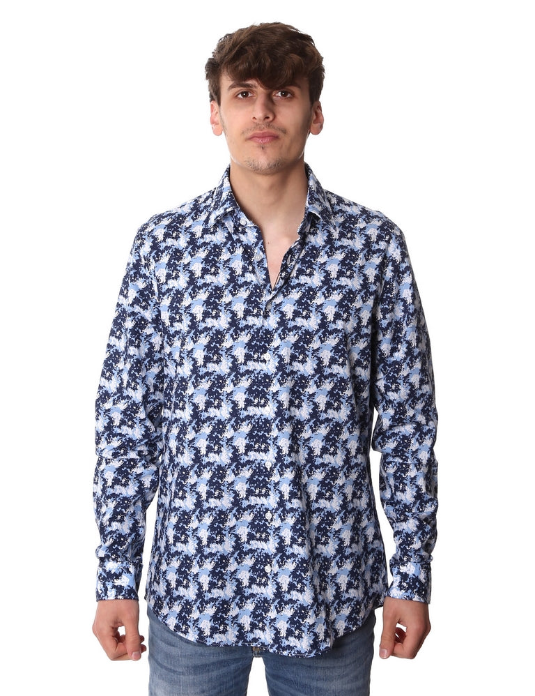 Camicie Blu Calvin Klein