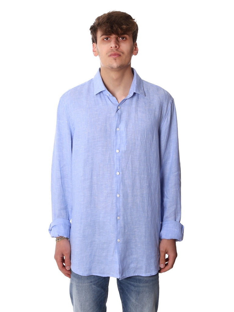 Camicie Blu Calvin Klein