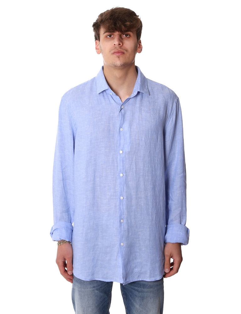 Camicie Blu Calvin Klein