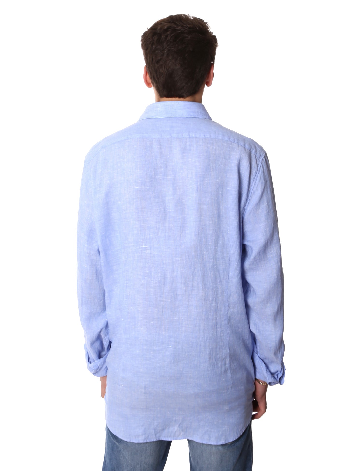 Camicie Blu Calvin Klein