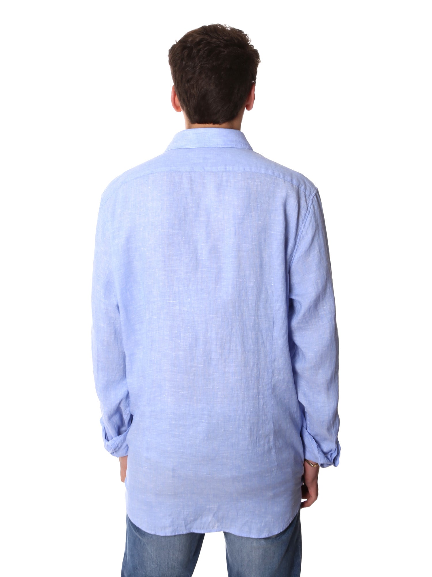 Camicie Blu Calvin Klein