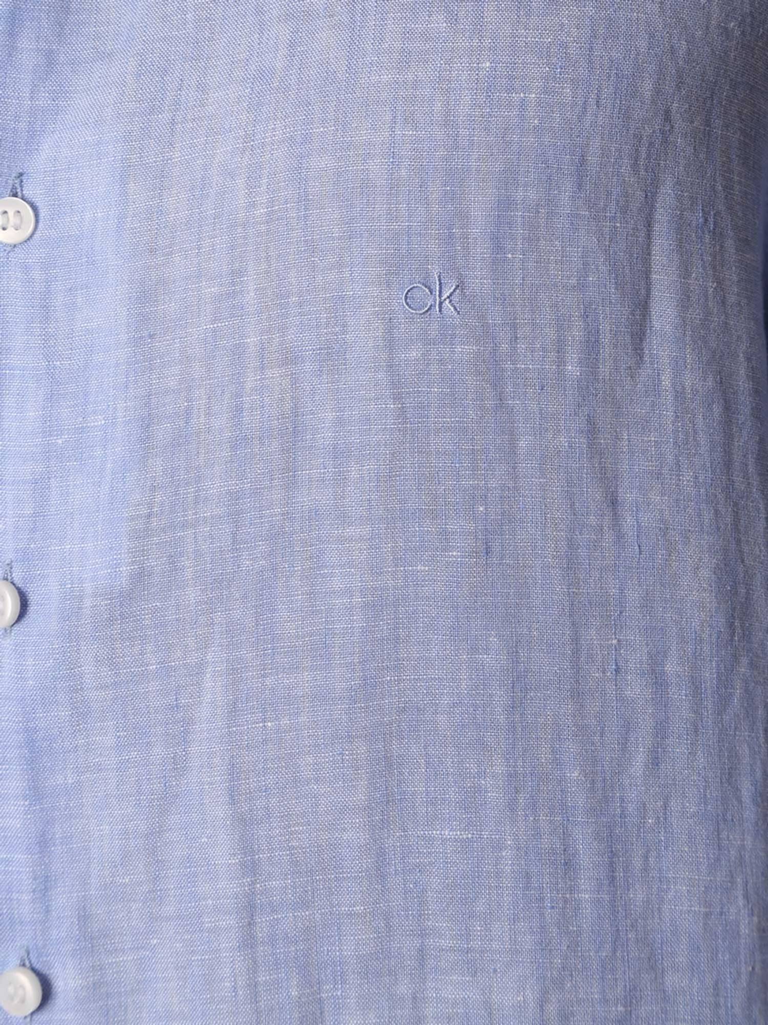 Camicie Blu Calvin Klein