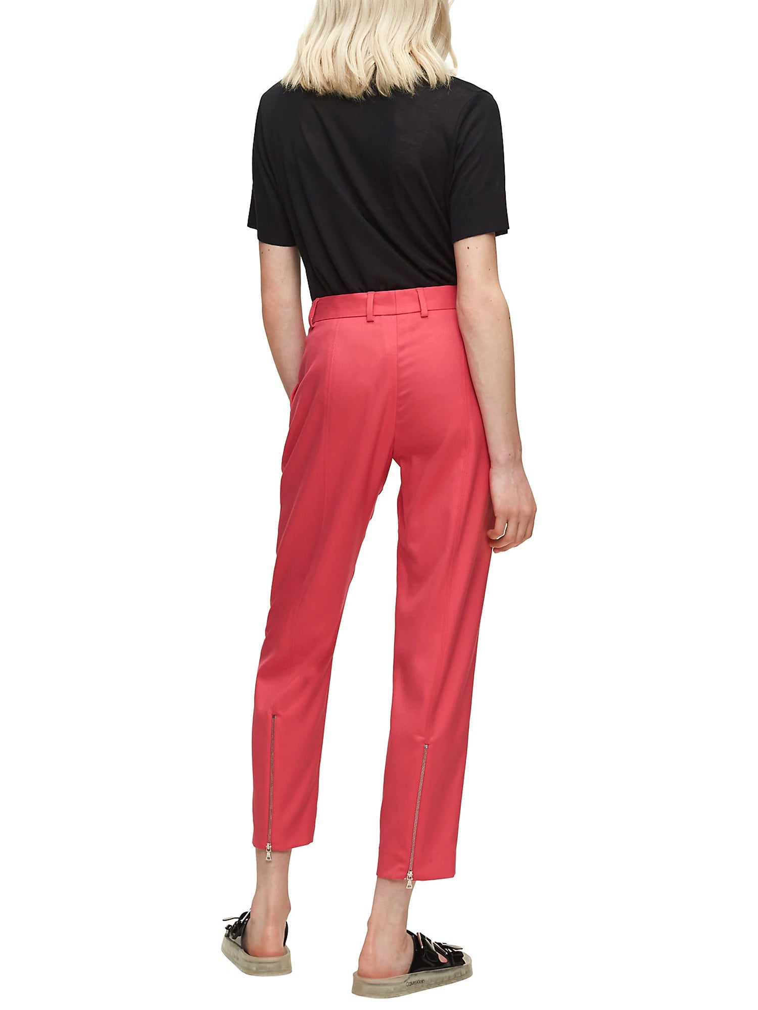 Pantaloni Rosa Calvin Klein