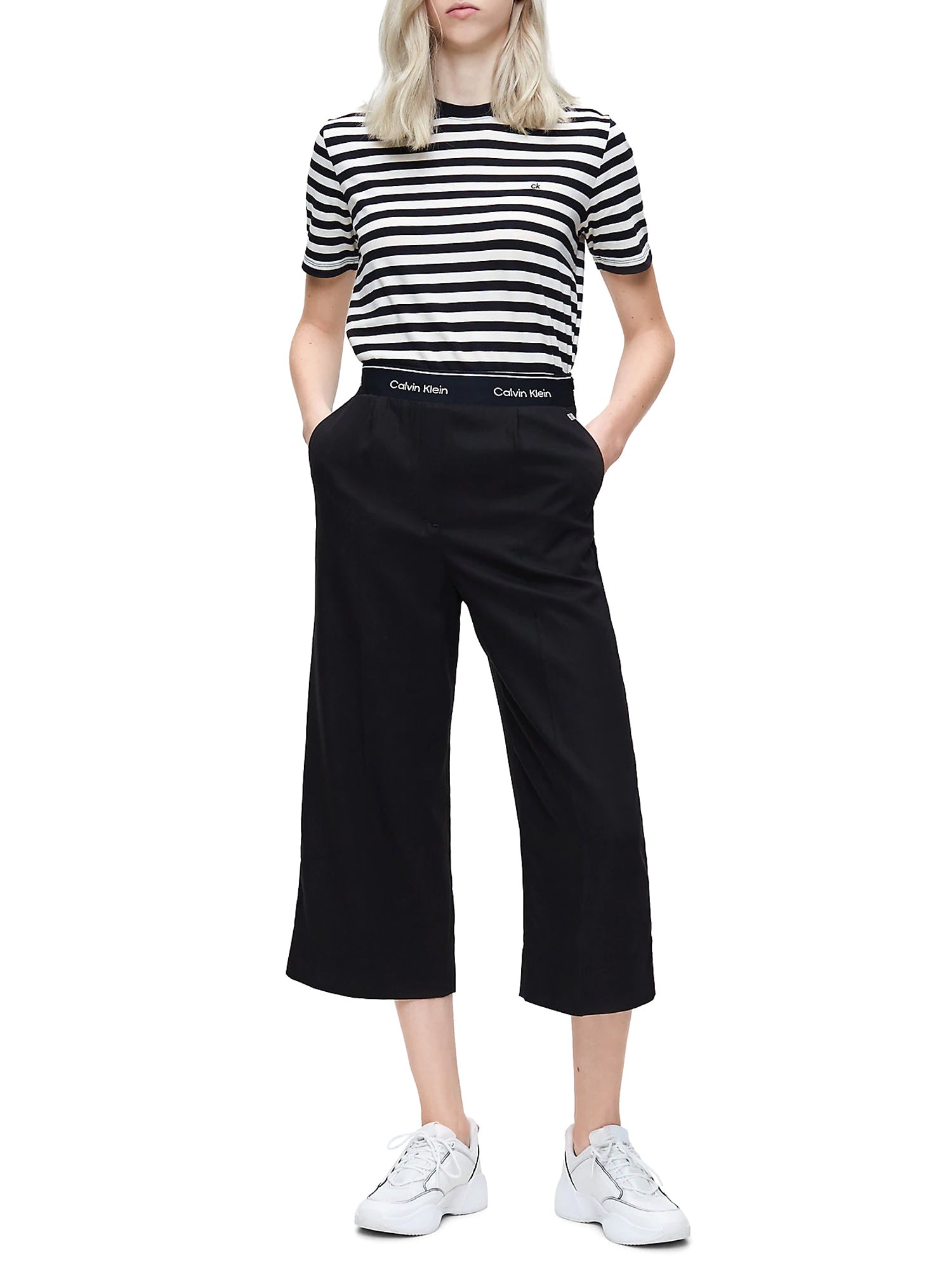 Pantaloni Nero Calvin Klein