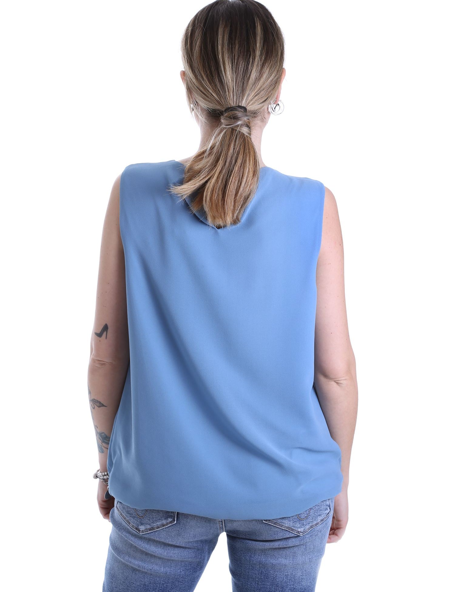 Bluse Blu Calvin Klein