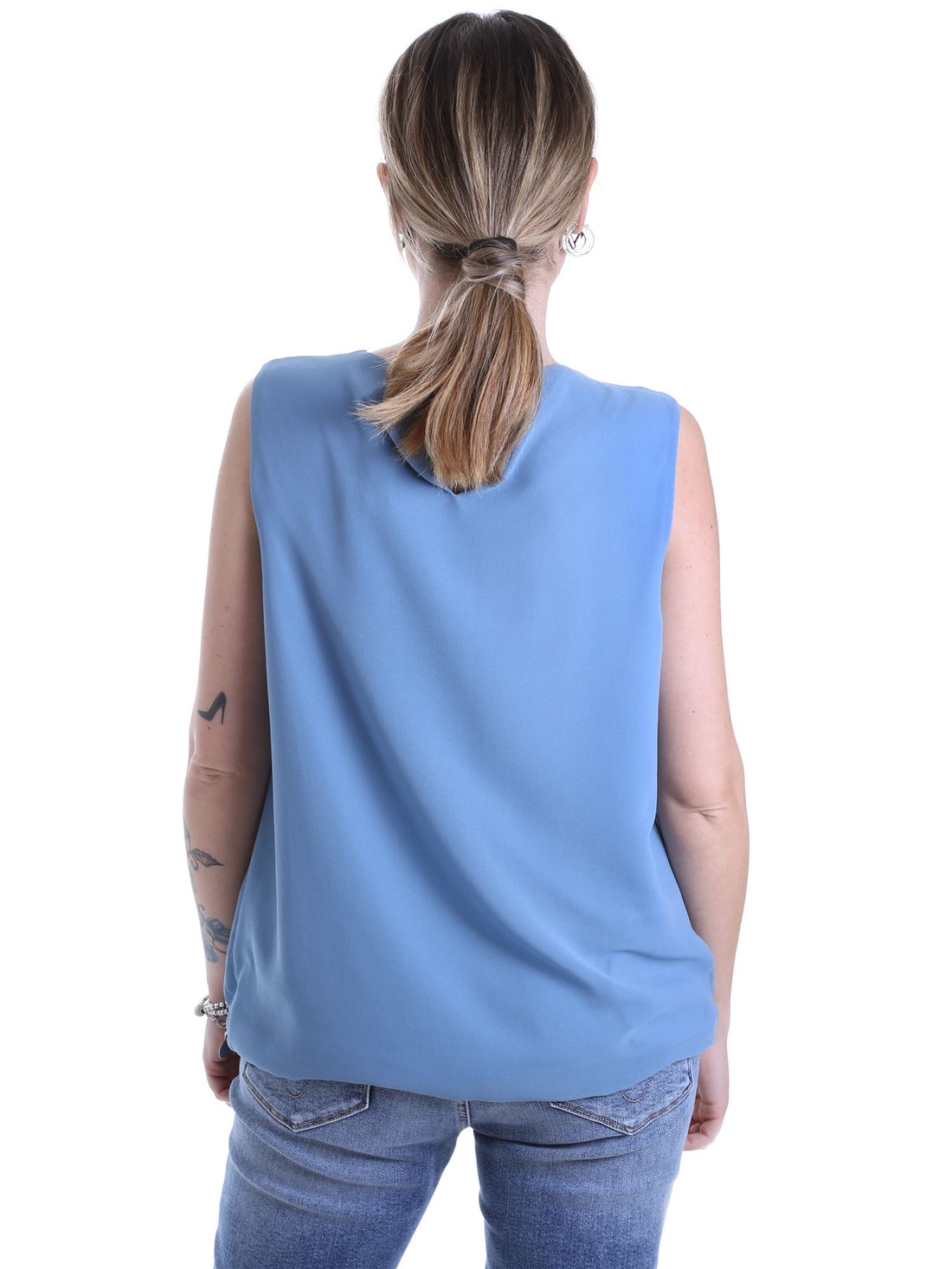 Bluse Blu Calvin Klein