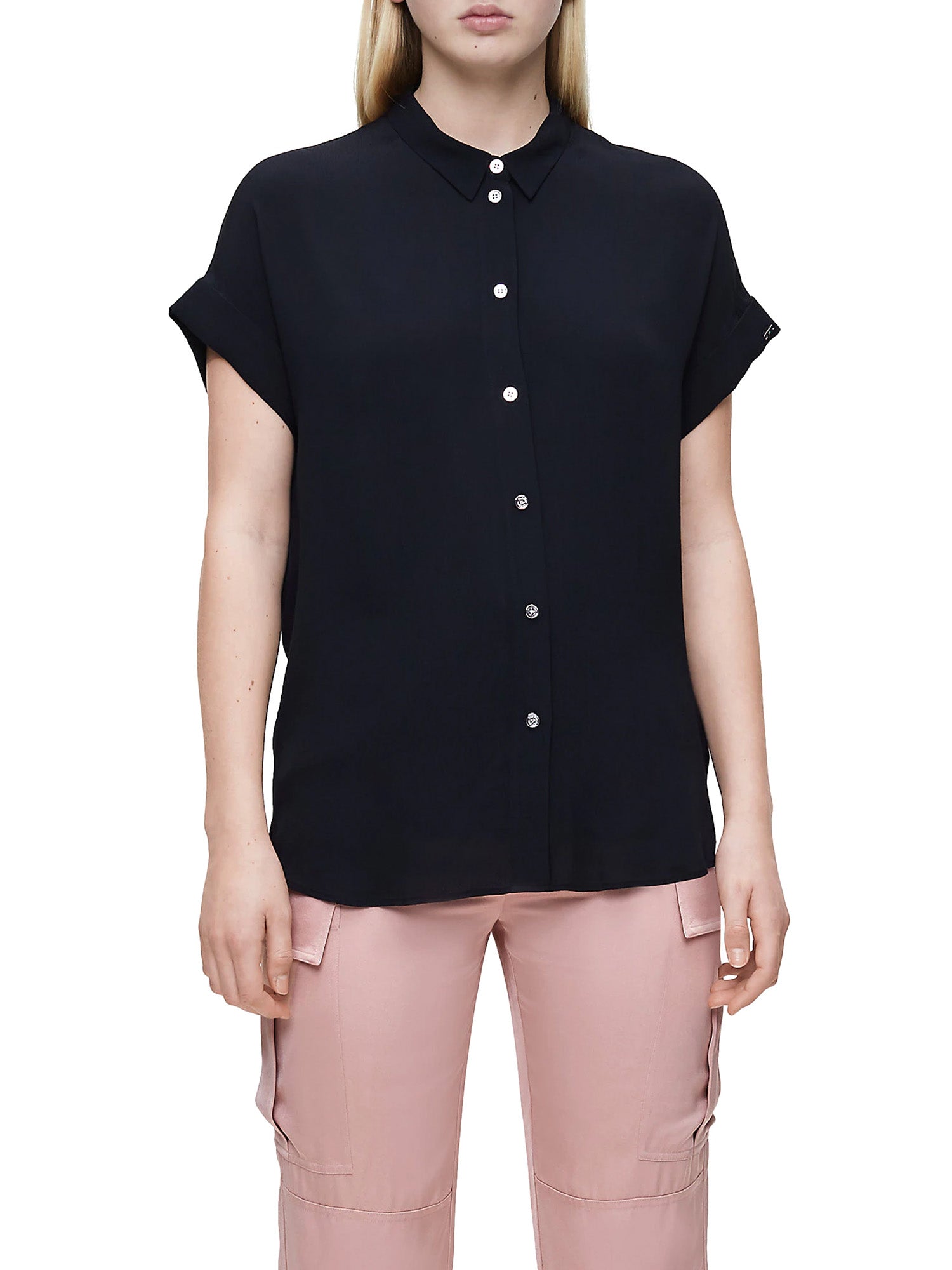 Camicie Nero Calvin Klein