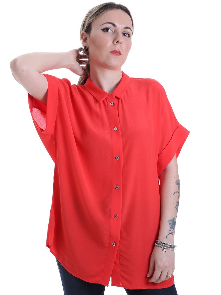 Camicie Rosso Calvin Klein