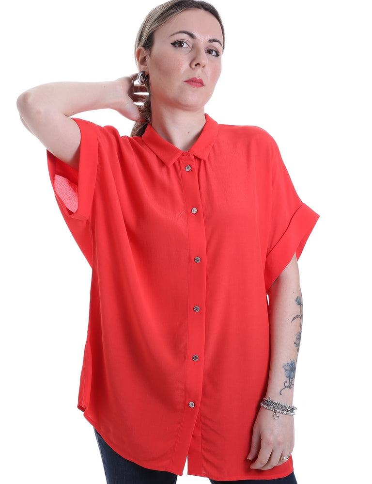 Camicie Rosso Calvin Klein