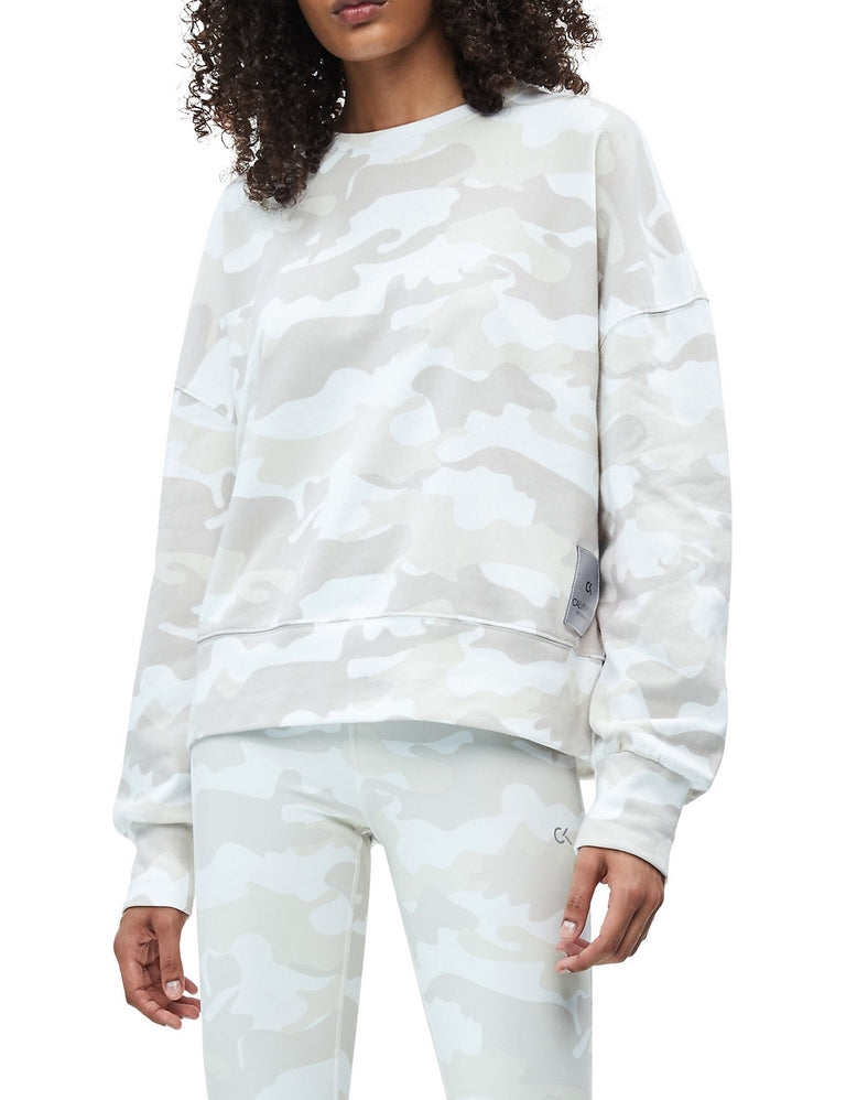 Felpe Bianco Calvin Klein Performance 