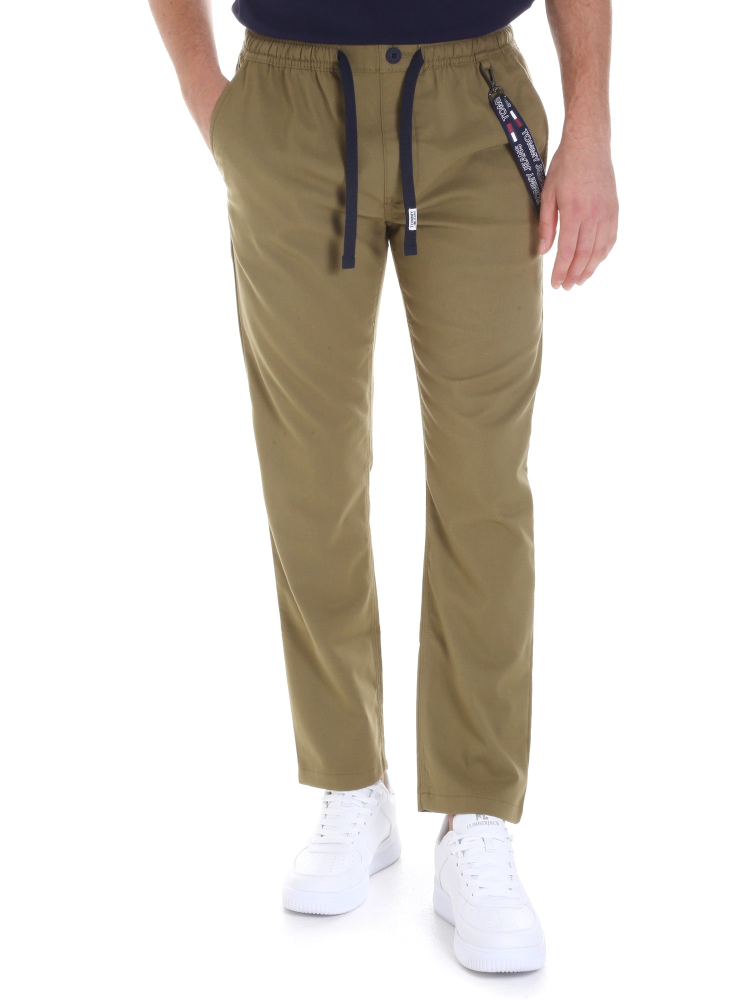 Pantaloni Verde Tommy Jeans