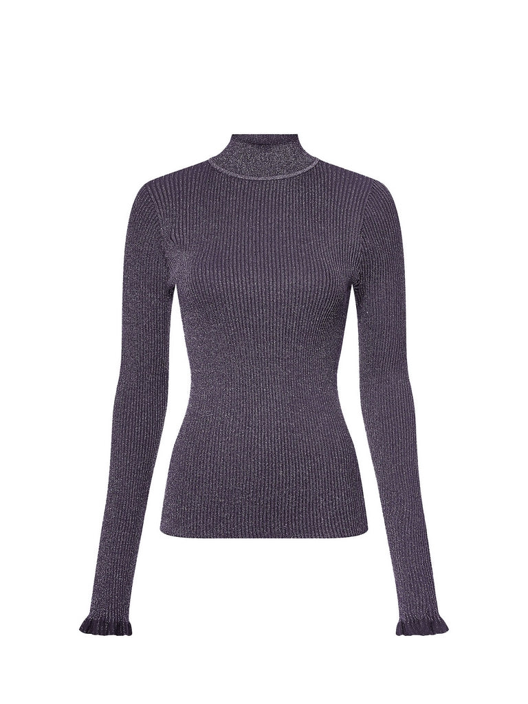 Maglie a collo alto Viola Tommy Hilfiger