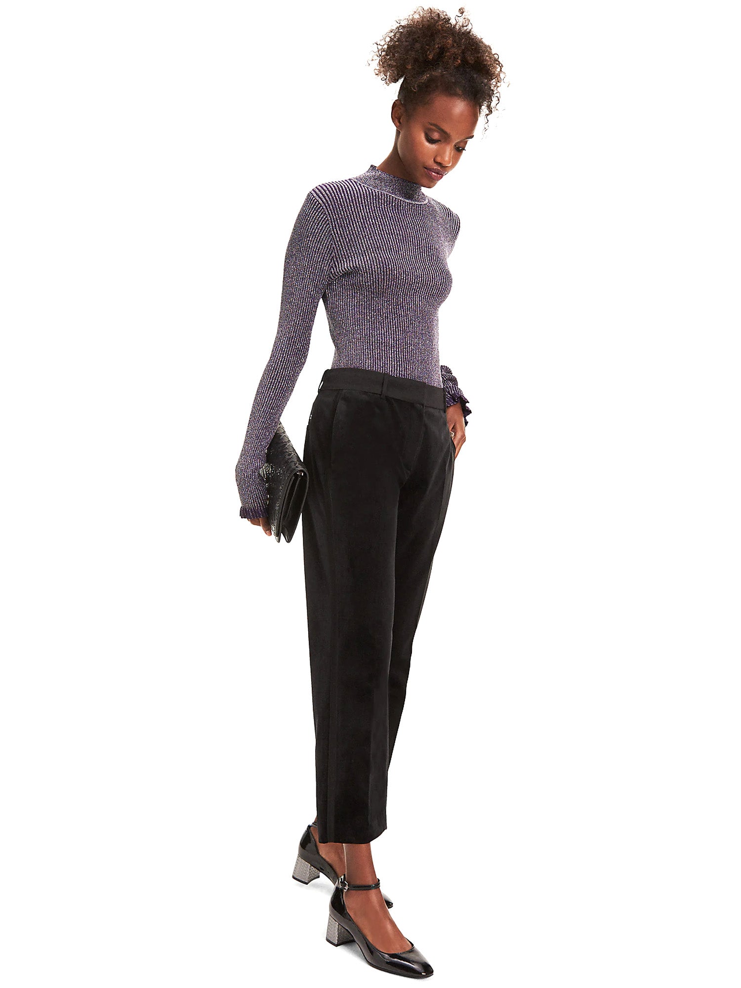 Maglie a collo alto Viola Tommy Hilfiger