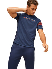 T-shirt Blu Tommy Sport