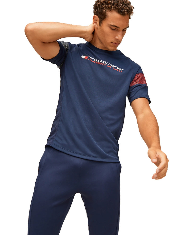 T-shirt Blu Tommy Sport