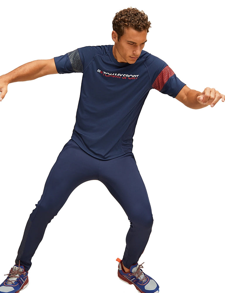 T-shirt Blu Tommy Sport