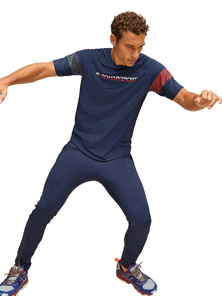 T-shirt Blu Tommy Sport