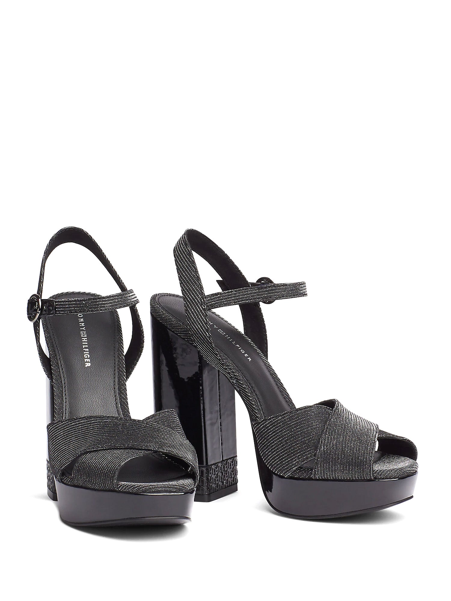 Sandali tacco Nero Tommy Hilfiger