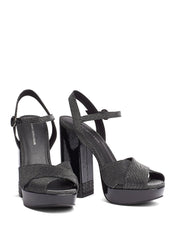 Sandali tacco Nero Tommy Hilfiger