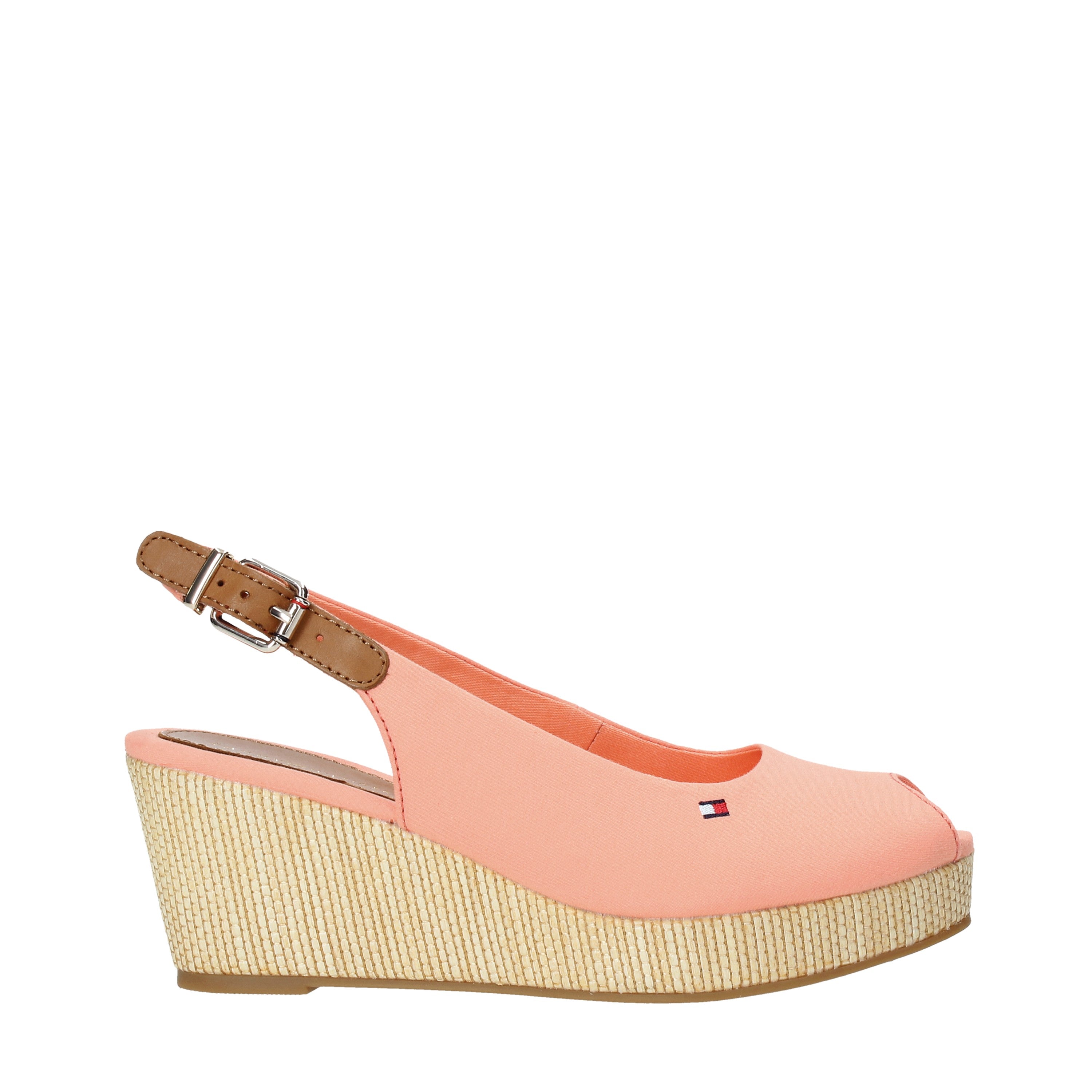 Sandali zeppa Rosa Tommy Hilfiger