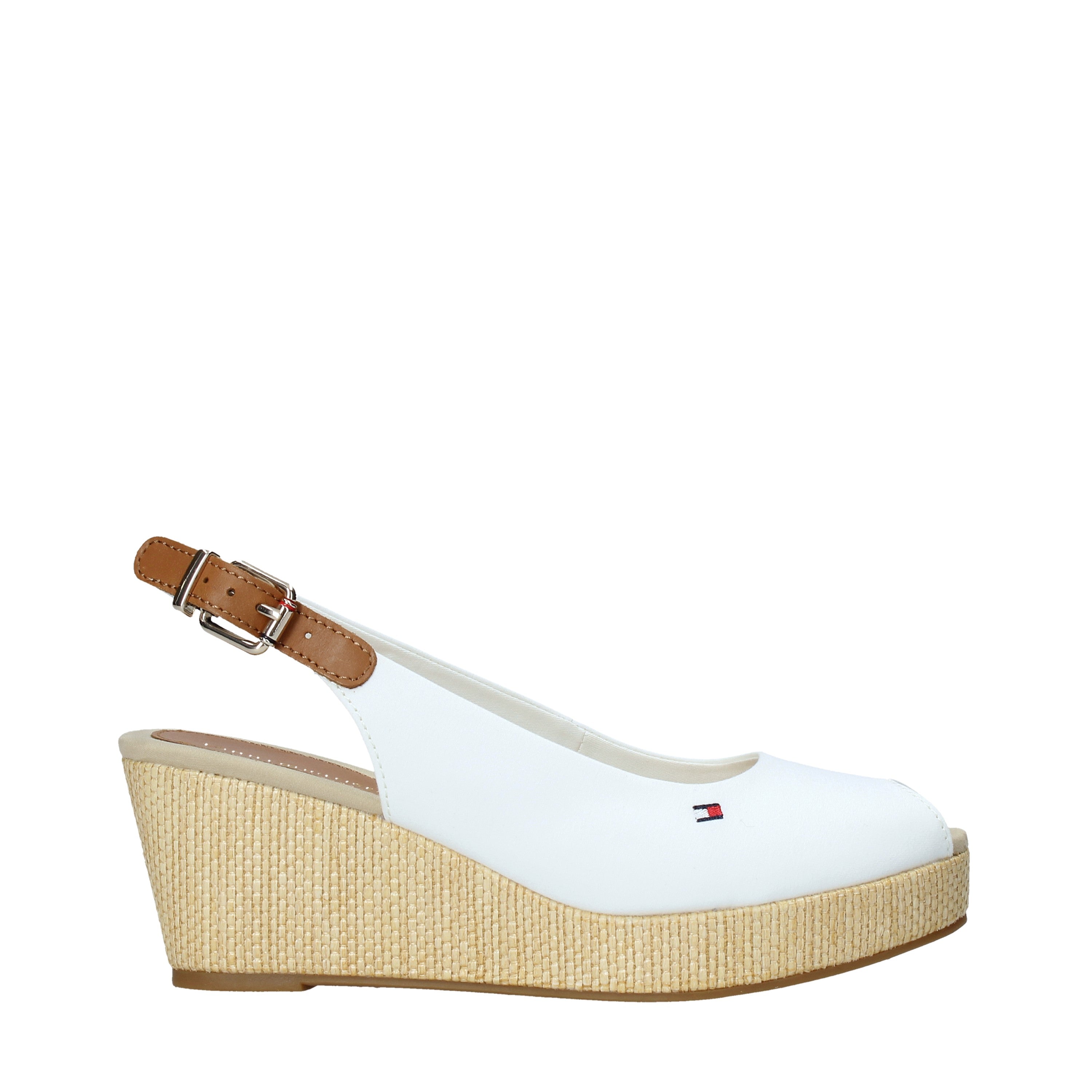 Sandali zeppa Bianco Tommy Hilfiger