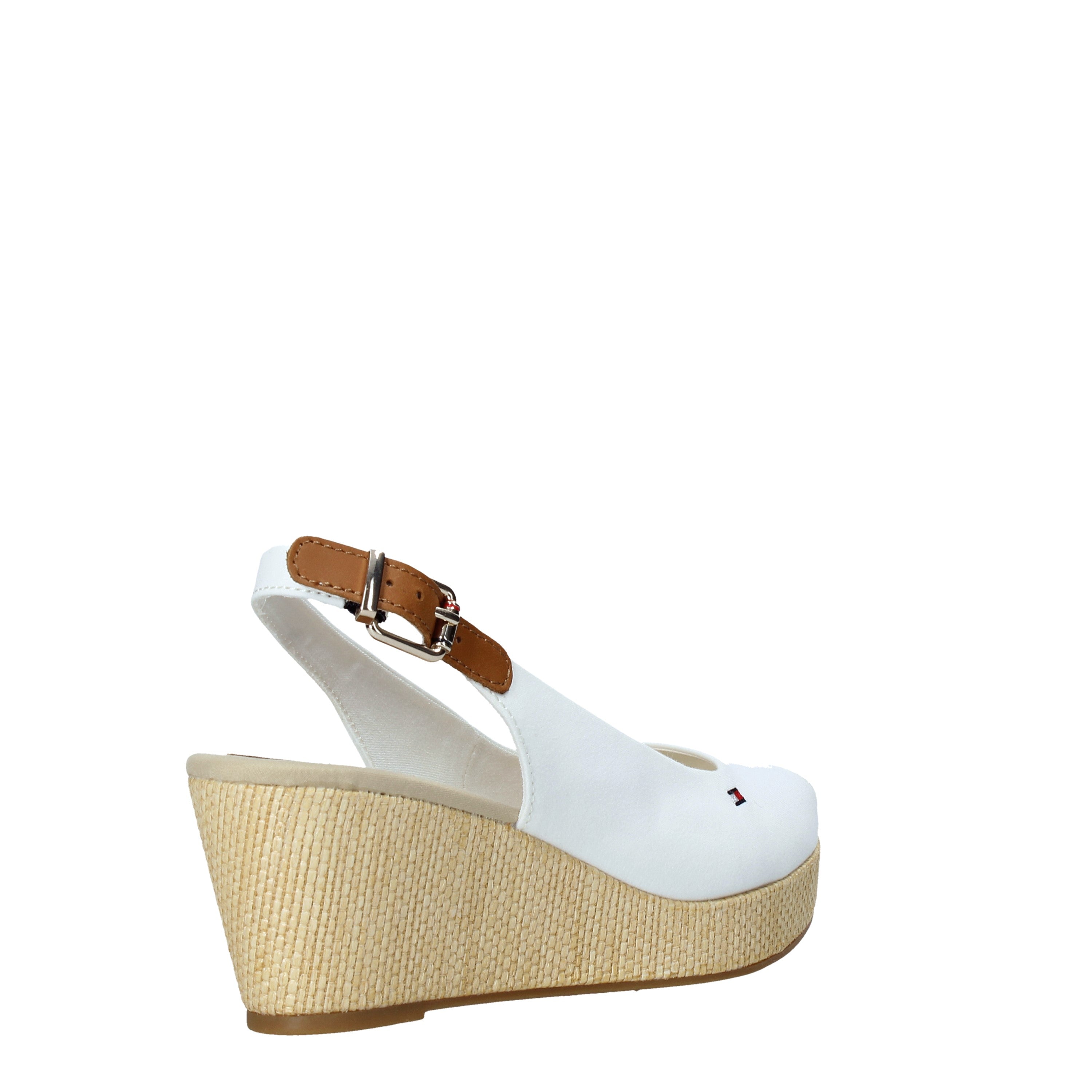Sandali zeppa Bianco Tommy Hilfiger
