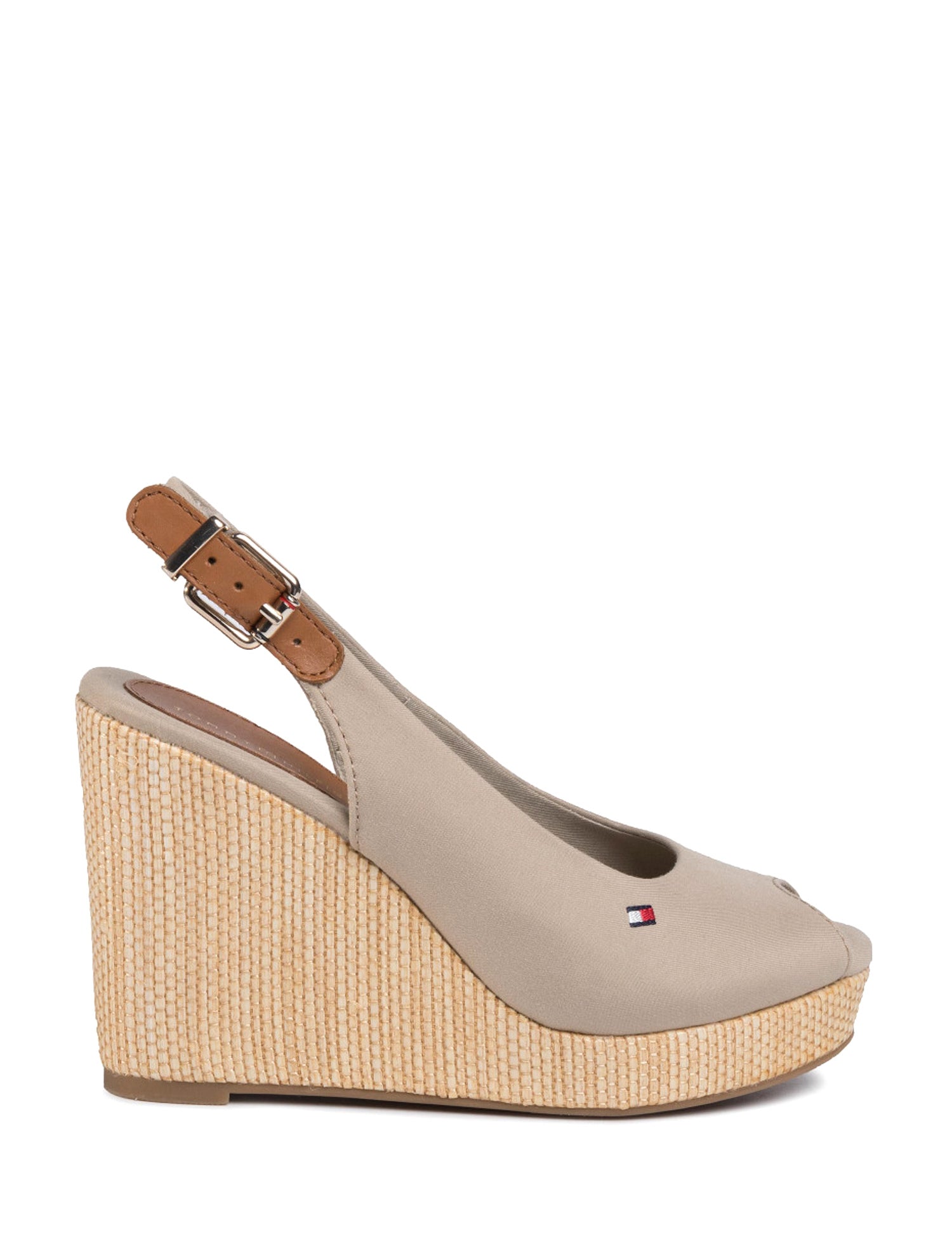 Sandali zeppa Beige Tommy Hilfiger