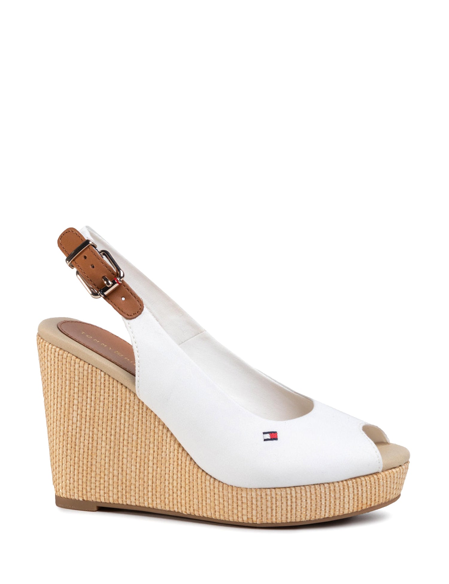 Sandali zeppa Bianco Tommy Hilfiger