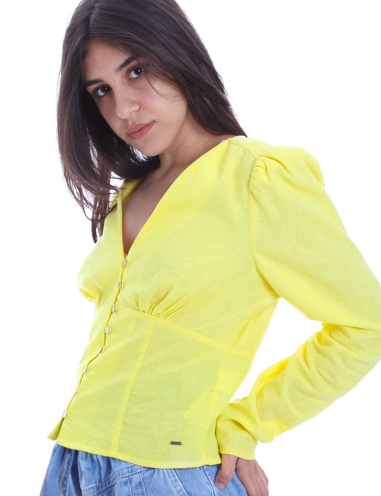 Camicie Giallo Pepe Jeans