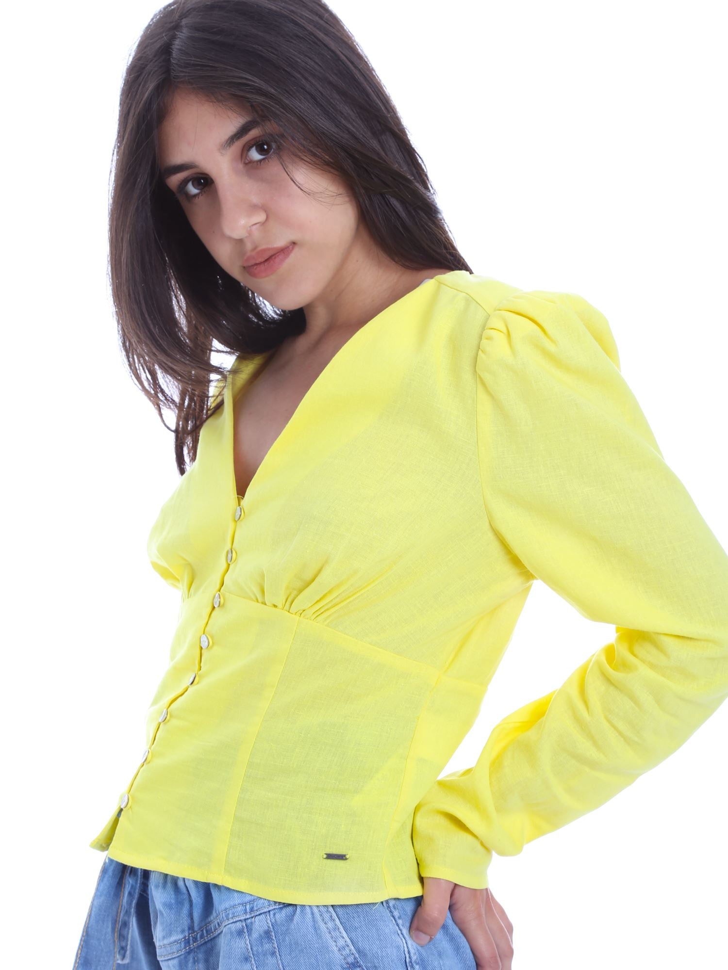 Camicie Giallo Pepe Jeans