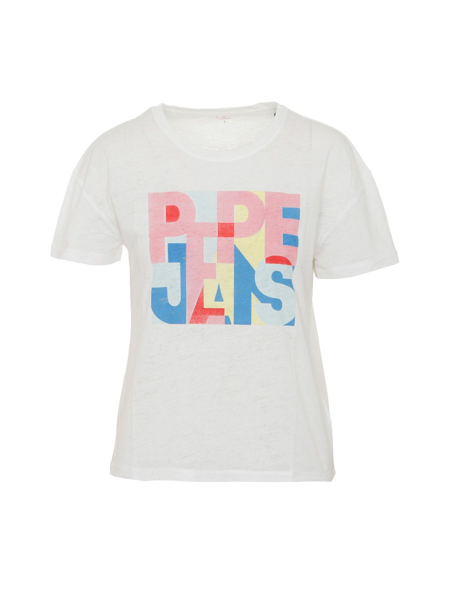 T-shirt Bianco Pepe Jeans