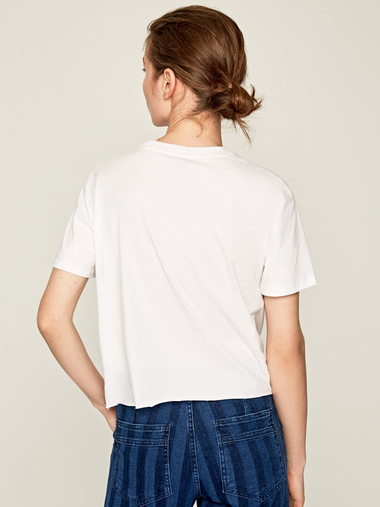 T-shirt Bianco Pepe Jeans