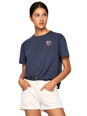 T-shirt Blu Pepe Jeans