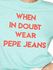 T-shirt Blu Pepe Jeans