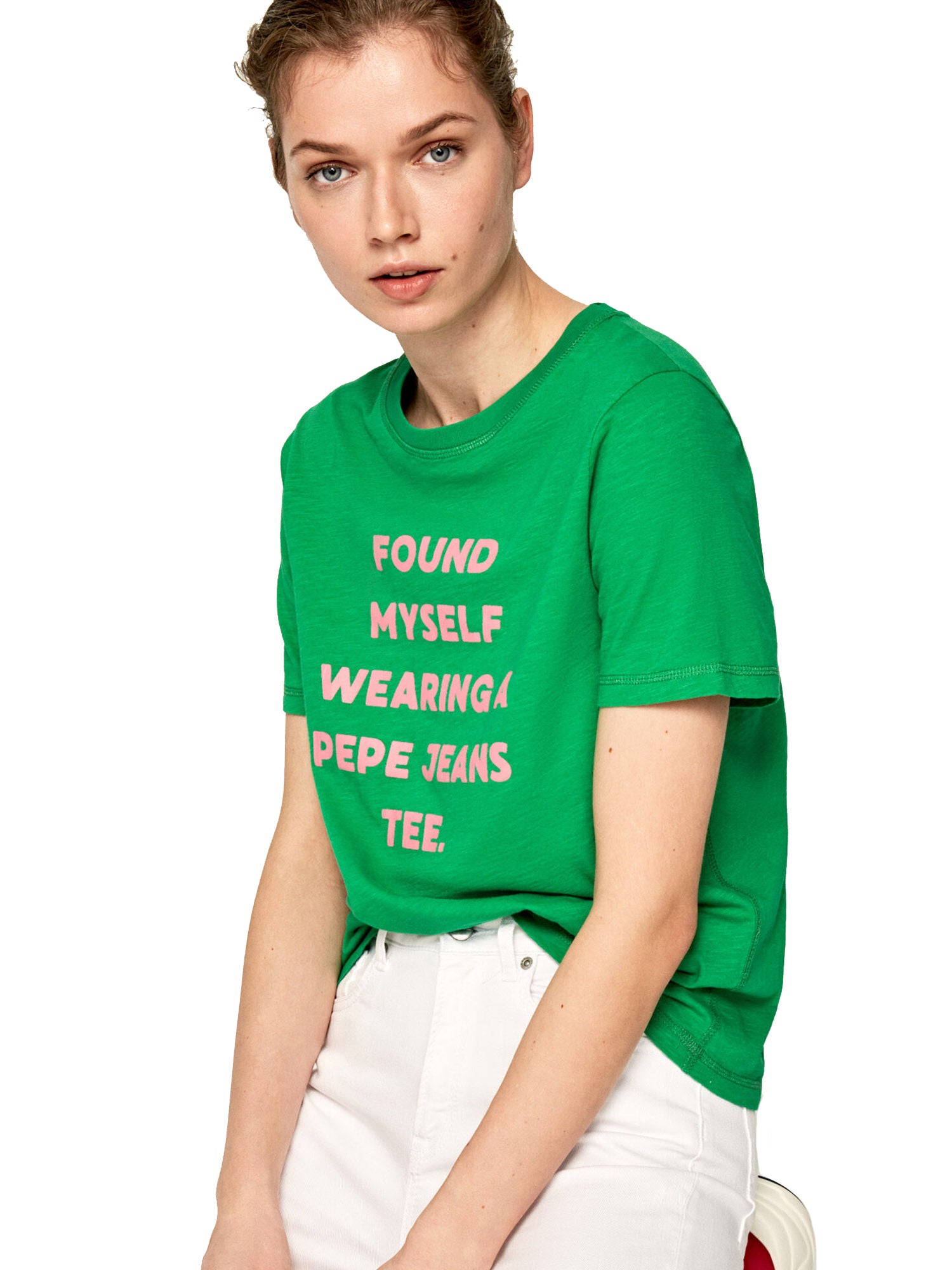 T-shirt Verde Pepe Jeans