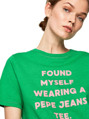 T-shirt Verde Pepe Jeans