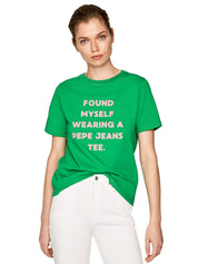 T-shirt Verde Pepe Jeans