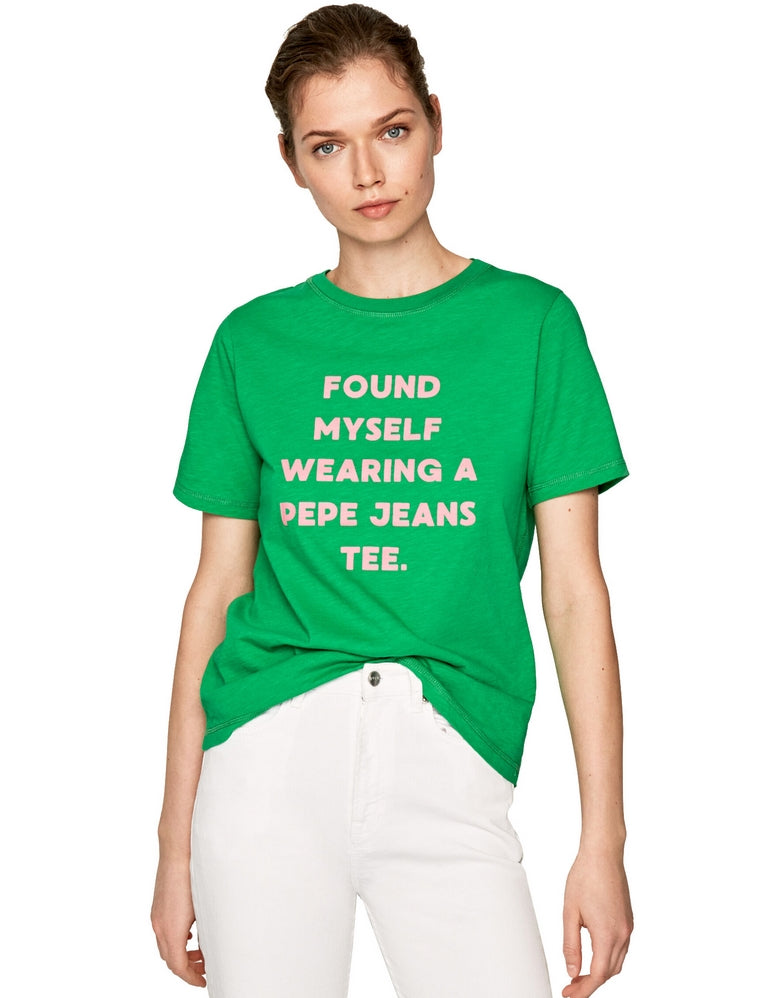 T-shirt Verde Pepe Jeans