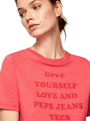 T-shirt Rosso Pepe Jeans