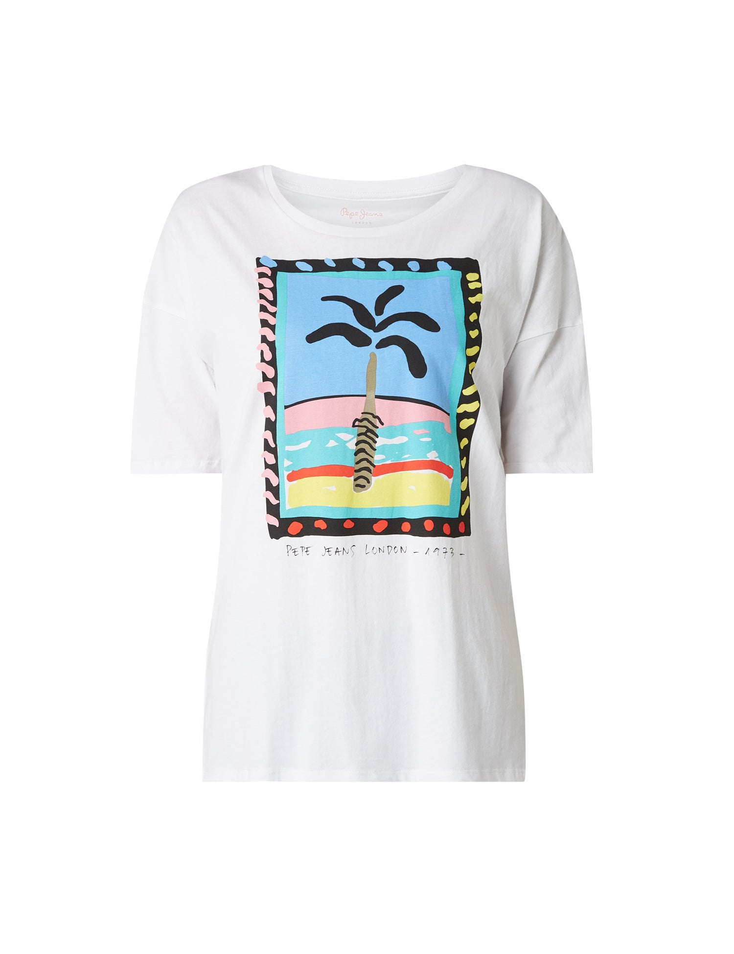 T-shirt Bianco Pepe Jeans