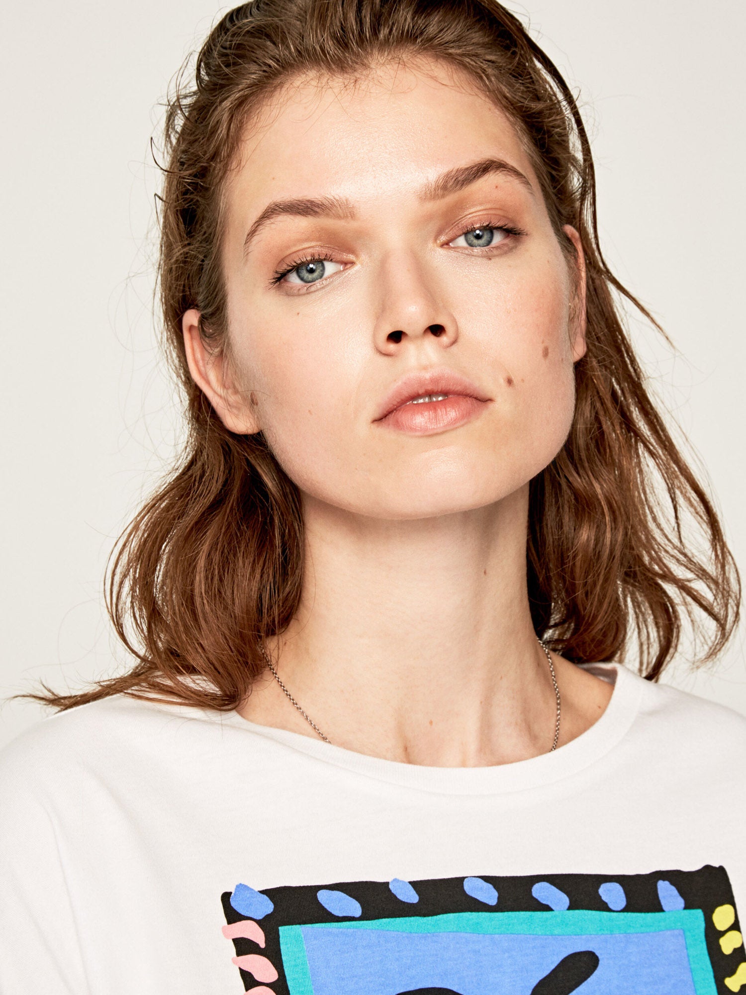 T-shirt Bianco Pepe Jeans