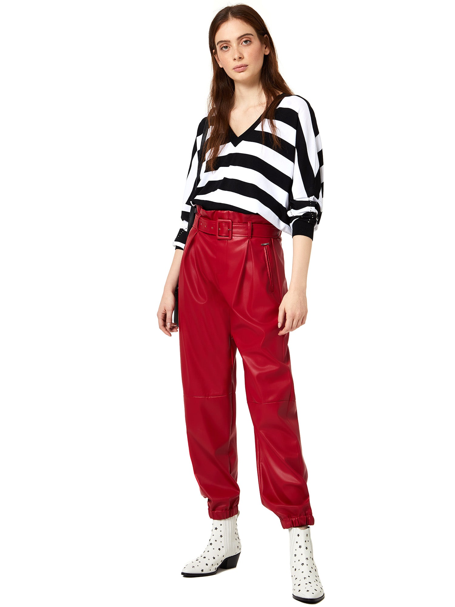 Pantaloni Rosso Liu-jo