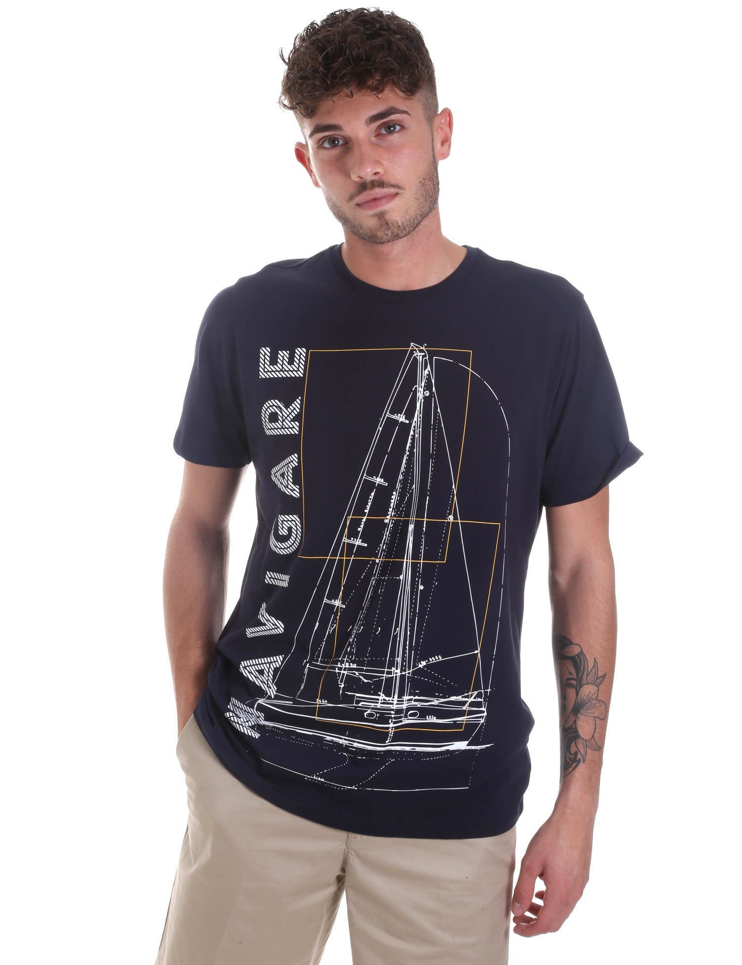 T-shirt Blu Navigare