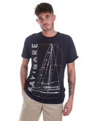 T-shirt Blu Navigare